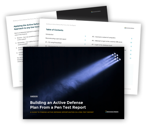 Active Defense with Pen Test Reports